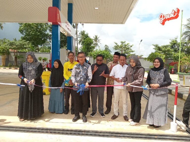 SPBU Pertama Di Jalur Lintas Pringsewu – Bandara Radin Inten II Resmi Beroperasi