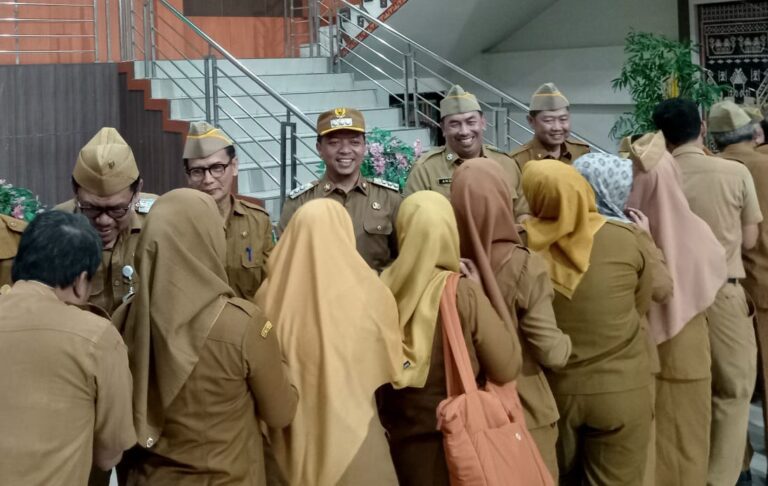 Pemkab Pringsewu Gelar Apel Dan Halal Bilhalal Idulfitri