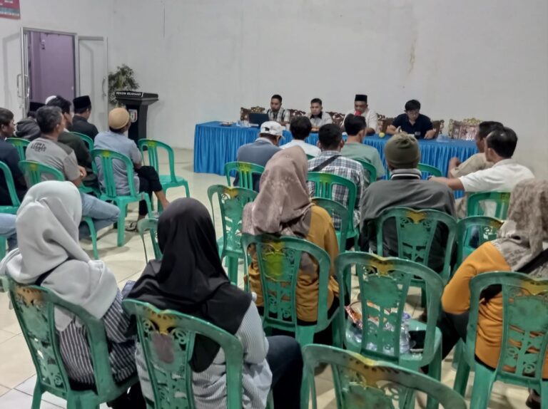 12 Peserta Mendaftarkan Diri pada Penjaringan Perangkat Pekon