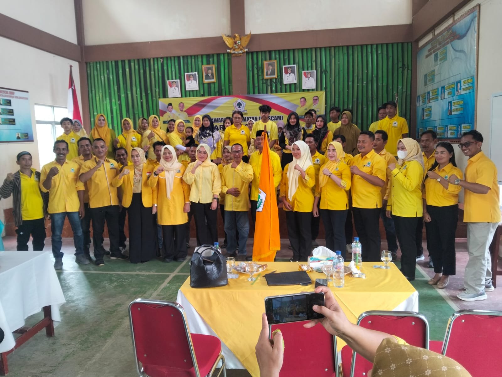Ketua DPD Partai Golkar Kabupaten Pringsewu Buka Musyawarah Tingkat Kecamatan di Pekon Panggungrejo